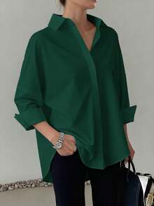 بلوزة سوداء ELVA، بنمط نقاط بولكا ذات طراز فاخر رجعي، بأكمام طويلة وقصة فضفاضة، مناسبة لارتداء المرأة في المكتب، بما في ذلك ملابس علوية الملابس للعمل، الخريف، العودة إلى المدرسة، ملابس رسمية للعودة إلى المدرسة، طراز صديق، ملابس عمل رسمية، ارتداء الشتاء، رؤوس السنة الجديدة والأعلى الصيفية. عيد الحب، رأس السنة الجديدة