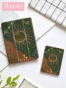 1 Stück Retro Sonnen Patchwork Muster Tablet Hülle & Kindle E-Book Hülle kompatibel mit IPad 10. Generation, IPad 10.2/Mini6/Mini7/9.7 Zoll, kompatibel mit Samsung Galaxy Tab A9 Plus, Kindle (11. Generation-2024 Release)(6 Zoll), Kindle Paperwhite 12. Gen 2024, perfektes Geschenk zu Weihnachten und Geburtstag, süße Mädchen Tablet Hülle - Verschiedenfarbig - Übersicht 8
