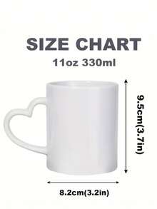 1 chiếc cốc in ảnh/chữ theo yêu cầu - Có thể tùy chỉnh với ảnh/chữ của riêng bạn, tay cầm hình trái tim dễ thương, đựng được trà/nước ép, chỉ rửa bằng tay, có thể tái sử dụng, phù hợp cho các cặp đôi, ngày Valentine, v.v. - Có nhiều màu sắc để lựa chọn, vật dụng cần thiết trong nhà bếp. - nhiều màu - Xem 8