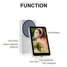 Màn hình theo dõi selfie tương thích với iPhone, Màn hình camera sau từ tính mới nhất dành cho điện thoại di động, Thích hợp cho người sáng tạo nội dung, người có ảnh hưởng, người phát trực tiếp, Snaplylens tương thích với màn hình selfie của và Android, Phụ kiện du lịch thiết yếu, Đèn điện thoại, Đèn selfie, Chân máy ảnh, Đèn Giáng sinh, Đèn vòng, Giá đỡ điện thoại, Đèn phòng, Nhiếp ảnh, Máy ảnh thích hợp cho kỳ nghỉ đông, Kỳ nghỉ du lịch, Điều khiển chụp ảnh di động, Điều khiển từ xa chụp ảnh điện thoại, Điều khiển từ xa chụp ảnh điện thoại - Màu Hồng baby - Xem 8