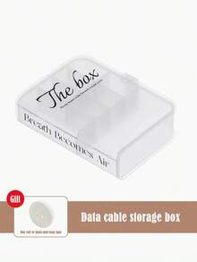 Desktop Cable Management Box Multi-Functional Power Cord Organizer With Lid For Phone Charger Plugs And Data Cables Jewelry Storage Case Book-Shaped Organizer Dividers For Women Men For Earrings Rings Necklaces Bracelets Home And Office Makeup Storage Bathroom Accessories Desk Accessories Home Organization - Multicolor - View 14