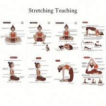 32pcs Yoga Pose Instruction Cards, Boxed Yoga Pose Basics Practice Cards, Stretching Tutorial - Multicolor - View 7