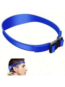 弧形硅胶理发导板，颈部剃须模板和头发修剪导板，硅胶理发带，可自行理发，男女通用，家用/沙龙两用，新手友好，操作简便，模块化设计 - 男士红色硅胶理发带 - 柔韧可弯曲的理发导板，适合居家DIY和旅行使用，柔软握柄美发工具 - 彩色 - 查看 7