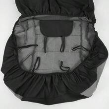 9件/4件套汽车座椅套，涤纶面料，兼容安全气囊，通用尺寸，女士汽车配件，新款设计 - 9304 - 查看 8