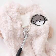 Small Dog White Winter Jumpsuit - Comfortable Lining Pet Clothing, Puppy Pajamas, Overalls And Pants - White - View 5