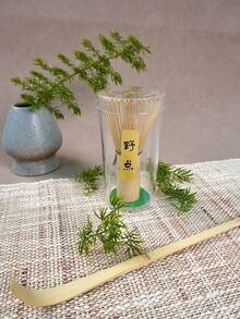 2pcs Authentic Bamboo Matcha Whisk, Easy To Use And Clean - Traditional Japanese Handmade Matcha Whisk, Specially Designed For Matcha Lovers