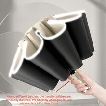 1 pezzo Ombrello super grande da 10 stecche con chiusura inversa, stile business casual, leggero e portatile con protezione UV, ombrello antivento e impermeabile multifunzione per pioggia, disponibile in più colori per uomo e donna