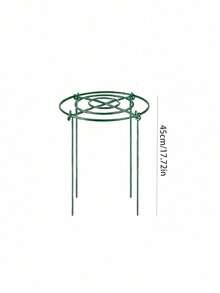 1 pieza Soporte y marco de soporte para peonías, soporte de planta penetrante, soporte de anillo para plantas de flores, verduras y fresas, soporte de planta de jardín, con 3 patas, primavera, marco de soporte de peonías de metal resistente para el crecimiento de las plantas - Multicolor - Ver 8