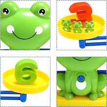 Children's Balance Scale, Balance Scale, For Learning Math Numbers, Frog-Shaped, Allowing Children To Learn While Playing, Educational Toy, Developing Intelligence, Enhancing Children's Enthusiasm For Learning, Children's Math Tool, Affordable Model For Personal Use - màu xanh lá - Xem 3