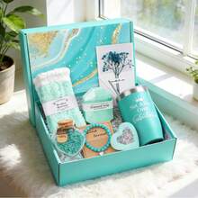 Birthday Gifts For Women,Get Well Soon Inspirational Gift Set Box,Gift Baskets  For Women, Best Friend Birthday Gifts,Thanksgiving, Halloween, Fall,Valentine's Day,Christmas,New Year Gifts Box, - 綠薄荷 - 查看 1