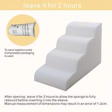 Pet Dog Cat Stairs, 2/3/4/5 Steps Dog Ladder, Bed Ramp, Non-Slip , Removable And Washable Sofa Bed Stairs, For Injured, Elderly Dogs And Cats With Joint Pain, Best Selling