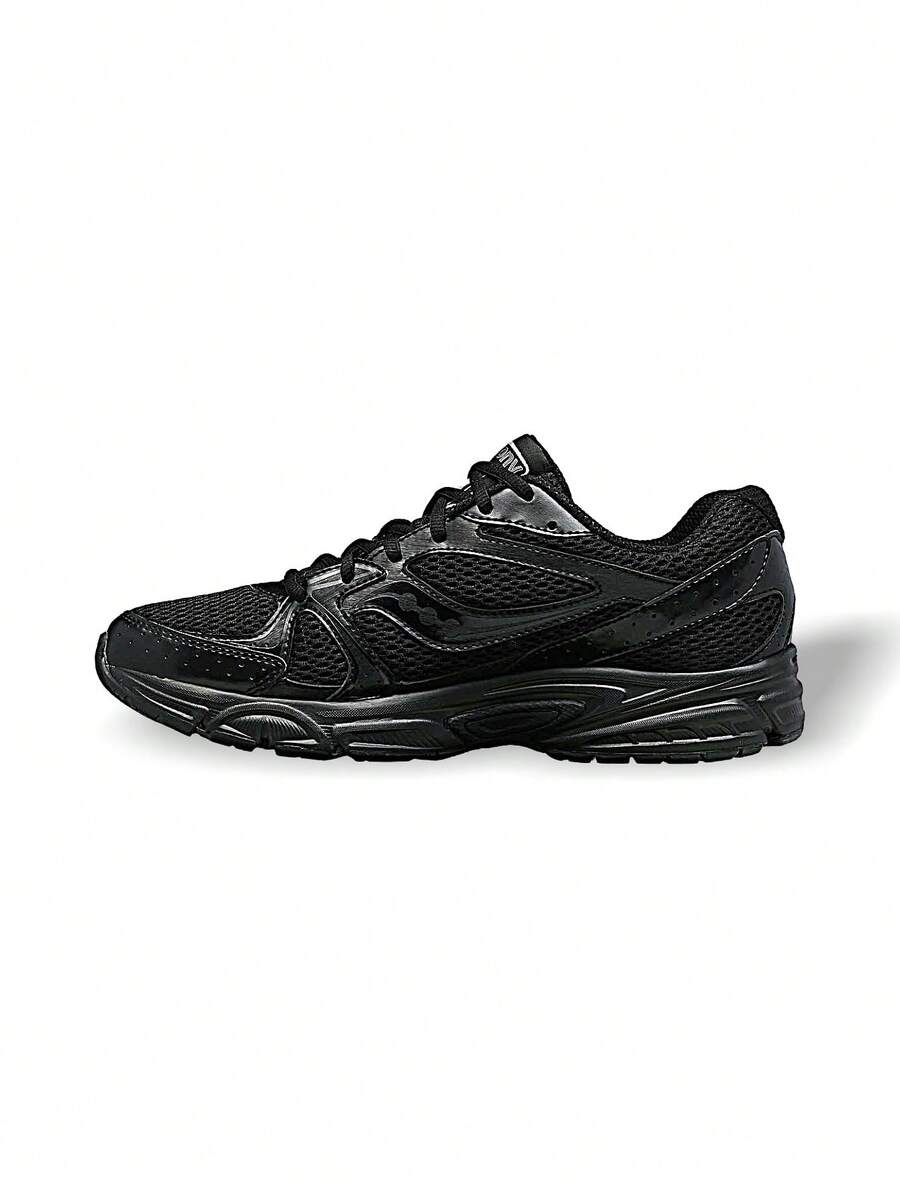 Saucony Ride Millennium Unisex Sneakers Breathable Sweat Absorption Versatile Logo Solid Good Elasticity Easy To Wash Sports Outdoor Running Daily School Black S70812-3 - Black - View 1