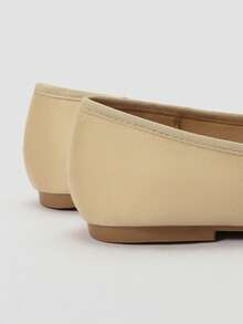 ADAMUMU Women's Casual Slip-On Loafers, Covered With 3D Foil Patches, Metallic Punk Style, Breathable Fabric Upper, PU Lining And Insole, Soft Outsole, Lightweight And Durable, Square Toe, Suitable For Pairing With Pants, New Autumn/Winter Collection - Apricot - View 8