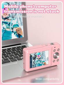 SONGDIAN DC403 数码相机 44MP 数码 Vlog 相机 自动对焦，16 倍数码变焦 FHD 1080P 相机 防抖，小巧紧凑型相机，配备 32G 存储卡，700mAH 电池，适合入门级摄影和视频录制爱好者。