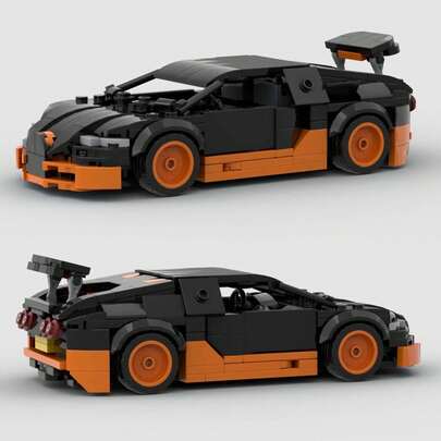 MIKEMENG Black/Pink/Red Classic Adult Building Block Set, DIY Building Block Car/Sports Car Toy, City Technology Champion Cup Series, Suitable As A Gift For Boyfriend/Husband On Valentine's Day, Birthday, Halloween, Christmas, And For Home Decoration And Collection