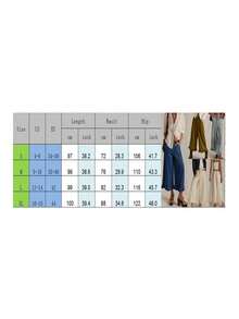 Women Baggy Wide Leg Denim Cropped Pants Vintage Y2k Pleated Ruffle Hem Elastic Low Rise Loose Fit Jeans With Pockets - xanh quân đội - Xem 5