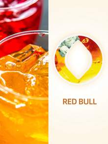 1个椭圆形水果饮料口味胶囊，创意零糖零卡路里口味环，适用于塑料水瓶、运动水杯、运动杯配件 - 彩色 - 查看 26