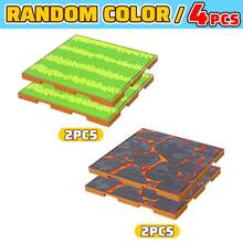 Magnetic Building Blocks Set With Magnetic Base In 3 Different Sence: Lawn,Lava, River - ABS Construction, STEM Learning Toys With Interlocking Blocks For Ages 3+, Creative Birthday/Christmas/Halloween/Children's Day Gift - Open-Ended Building Set For Boys & Girls - Multicolor - View 12