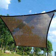 High Density Polyethylene UV-Resistant Coffee Brown Sunshade Canopy Sunshade Cloth Privacy Screen Outdoor Sunshade Net