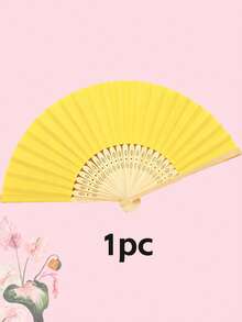 Personalized Engraved White Folding Fan, Custom Lettering Fan, Personalized Wedding Fan, Engagement Gift, Bridal Gift, Party Favor, Best Man Gift, Wedding Thank-You Gift, Birthday Gift, Baptism Gift, First Communion Gift, Personalized Gift Idea, Bamboo Folding Fan, Can Be Used For DIY Creative Blank Printing Advertising Gifts. Multifunctional, Highly Decorative, And Of Superior Quality, It Is An Ideal Gift For Her, Suitable For Tea Room, Valentine's Day, Mother's Day, Father's Day. - Multicolor - View 18