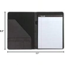 R-Samsill - Carp de dos tonos para resumen portafolios de negocios y organizador almoaa de escritura Negro y gris Tamaño carta - Negroygris - Ver 2