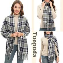 Women Shawls - Đen và trắng - Xem 3