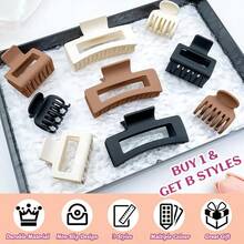 Hair Claws - #4Easy-9 Pieces - View 6