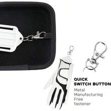 Glove Holder, Accessory Organizer, Sports Pouch, 9.84x4.49x2.95 Inches, Compact Caddy Glove Storage, Convenient, Divot Tools Ball Markers Tees Men Women Outdoor Use - inicial - Ver 5