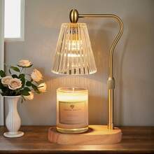 Candle Warmer Lamp With Timer And Dimmer Adjustable Height For Home Room Decor, Brithday Gifts For Women, Candle Warmer For Scented Jar Candles Mother's Day Gifts,Champagne - Champagne - View 1