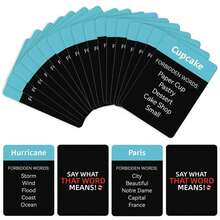 50 tarjetas del juego "¿Qué significa esa palabra?", tarjetas de juego de alta calidad para reuniones con amigos, juego de equipo multijugador para promover la , contenido diverso, regalo clásico perfecto de tarjetas para fiestas de vacaciones - Multicolor - Ver 4