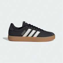Adidas 女士 VL COURT 3.0 休闲运动鞋，低帮 IH6601 - 黑色 - 查看 6