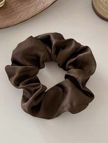 10个/套 优雅复古缎面发圈，柔软面料，抓力轻柔，不留痕迹，适合日常使用、运动、旅行和发型造型（可选1/3/5/10个装） - 彩色 - 查看 17