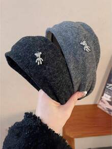 1pc Children's Minimalist Fashion Anti-Slip Headband, Versatile & Elegant Hair Accessory For Girls - Multicolor - View 5