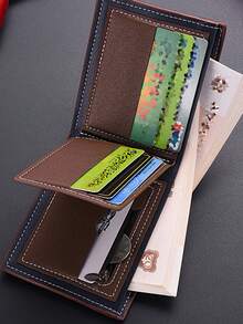 1pc Custom Engraved Wallet | Personalized Letter Name Engraving, A Small Bag/Coin Purse, Personalized Gift Package,Birthday Present, Unisex Multi-Card Slot Zippered Wallet, Durable Casual Design, Ideal For Valentine'S Day, Anniversary, Birthday Gifts, Faux Leather - Multicolor - View 6