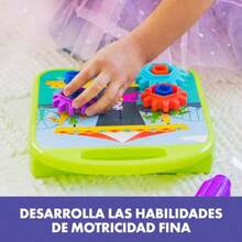 Educational Insights Design Drill Gears Workshop 55 Piezas con Taladro Electrico Juguete Preescolar Stem Nios y Nias Mayores de 3 aosConveniente y duradero, para niños - Multicolor - Ver 4