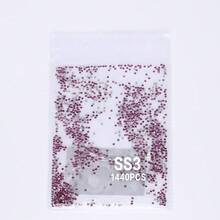 SS3-SS60 Red Series Deep Red Color High-Quality Glass Flat Bottomed Diamond With 12 Equal Cut Surfaces, Suitable For DIY Jewelry, Clothing, And Other DIY Projects - Multicolor - View 51