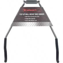 R- - Soporte de pared para bicicl Gancos acolcados de es EVA con capacidad de 50 s Portabicicls de cocera abate para bicicls de montaña carretera y niños por Rad Sportz color plateado negro - PlataNegro - Ver 4