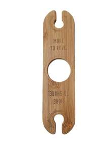 1/2/3pcs Wooden Wine Rack, Creative Personalized Wooden Craft, Ideal Gift For Wine Lovers, Bar Accessories - Holds 1 Bottle Of Wine And 2 Wine Glasses