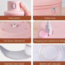 Mini Picador Triturador de Verduras Eléctrico ideal para cortar ajo y verduras. HA026 - Multicolor - Ver 3