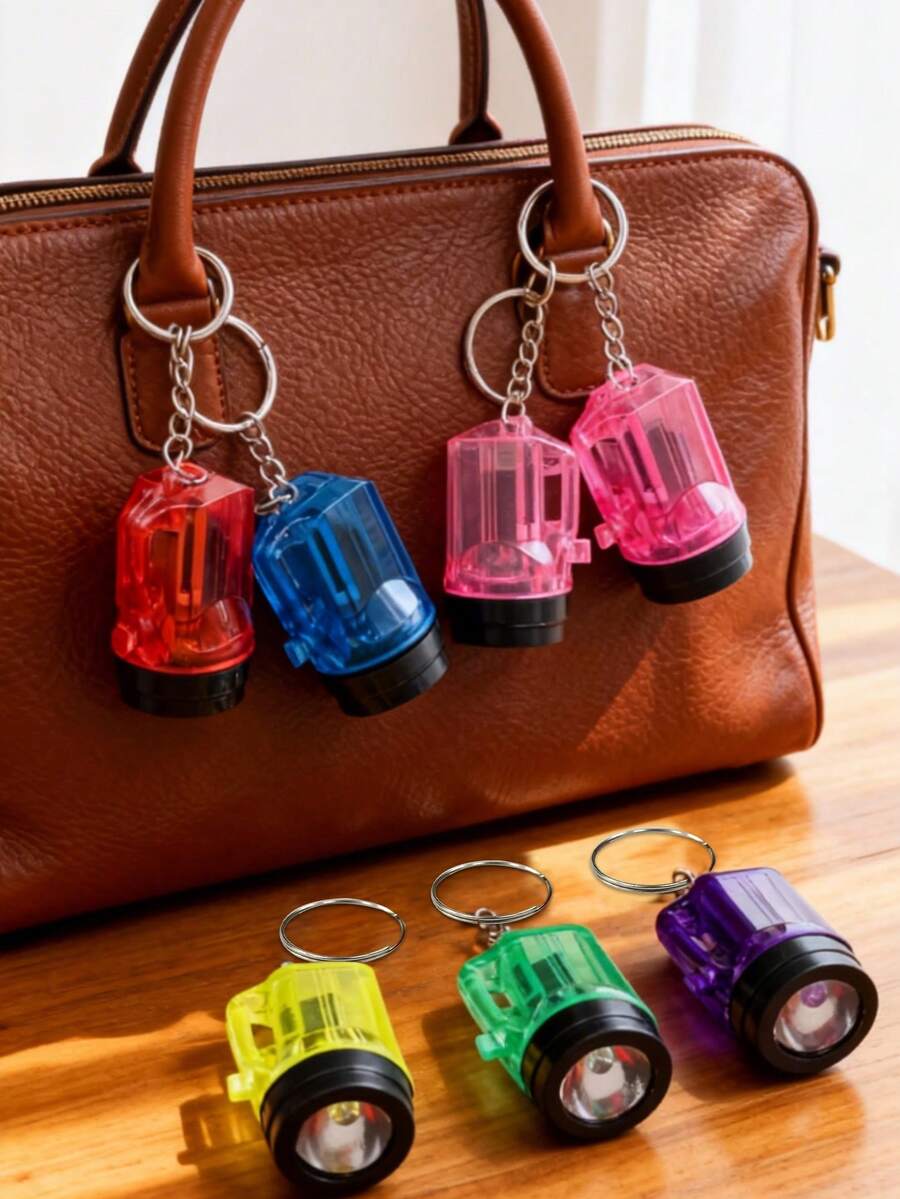 1 buc portabil esențial de urgență mini lanternă breloc, breloc portabil lumină, portabil pentru camping în aer liber, călătorii, urgență, dormitor și birou iluminat, esențial de călătorie.