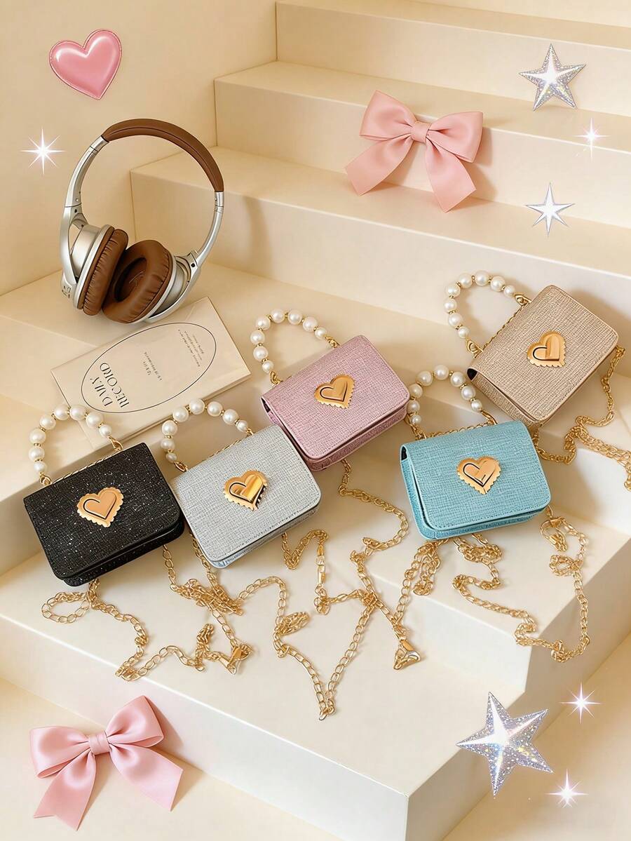 这款时尚闪亮的迷你心形手提包采用磁扣设计，是晚宴场合的完美之选。其独特的设计使其成为一款百搭别致的单肩/斜挎包，适合日常使用。这款高品质手提包有多种颜色可选，是斋月期间的必备时尚单品，也是馈赠亲友的理想之选。 - 時尚愛心 - 查看 1