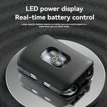 Dual Earphones Dual Enjoyment, High Battery Life In-Ear Headphones, Type-C Fast Charging, LED Display, Compact & Exquisite, Exceptional Music Experience For Office, Binge-Watching - Dual Earphones Available In Multiple Colors - View 7