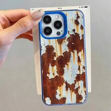 Soft Case With Retro Rust Design For IPhone 16e 11 12 13 Pro Max 14 15 16 Plus - Mix01 - View 12