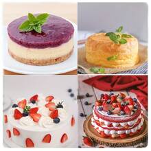 9 silikonowych foremek do mini ciasta, okrągła forma do pieczenia o średnicy 10,16 cm, silikonowa forma do pieczenia z powłoką nieprzywierającą, wielokrotnego użytku, odpowiednia do biszkoptu, ciasta musowego, babeczek, ciasta warstwowego, sernika, ciasta tęczowego i innych, na imprezę walentynkową, do wystroju domu, na prezenty do domu - Czerwony - Zobacz 5