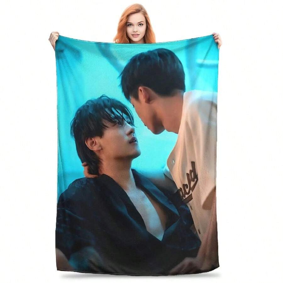 Revenged Love Chi Cheng Wu SuoWei Tian XuNing ZiYu Blankets Fleece Relax Ultra-Soft Throw Blanket For Bedroom Bedspread.Jpg - 白色 - 查看 1