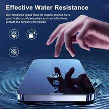 3pcs Full Cover High-Definition Screen Protector For IPhone 11 12 13 14 15 16 Pro Max Glass For Apple For IPhone 14 15 Plus 16e Protective Tempered Glass Film,Suitable For IPhone 17 Air - 3件 - 查看 6