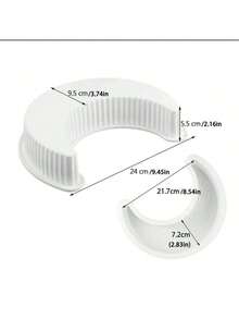 1 khuôn làm bánh trung thu, khuôn silicon làm bánh mousse trung thu, khuôn làm món tráng miệng, khuôn làm sô cô la, khuôn nướng bánh mì và pizza, dụng cụ làm bánh nhà bếp, hình mặt trăng - Nhiều màu - Xem 4
