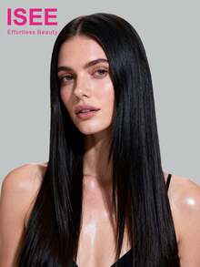 ISEE Hair Wear Go 无胶假发，未经加工的处女发，直发，6*4 高清蕾丝闭合假发，180% 密度，30 英寸，预剪蕾丝，预拔发际线，度假活力旅行必备，假日装扮，伴娘礼物 - SNatural - 查看 1