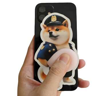 1pc/2pcs/3pcs/4pcs/5pcs 3D Stickers Cute Puppy/Corgi Dog Stickers For Phone Case Decoration