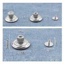 Botão Margarida de Ajuste para Calças Jeans